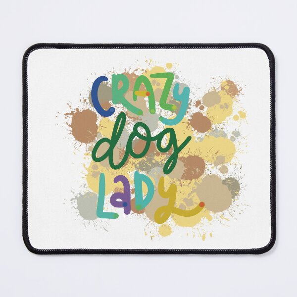 Item preview, Crazy Dog lady yellow designed and sold by chuckletuckle.