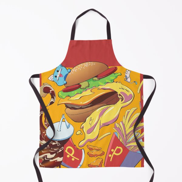 Item preview, Abstract_Doodle_Lunchtime Burger Nyaa !!!_0150 designed and sold by wirasana.