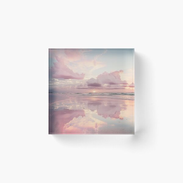 Item preview, Golden Hour on the Beach: Beach Sunset Landscape designed and sold by Amalie A.