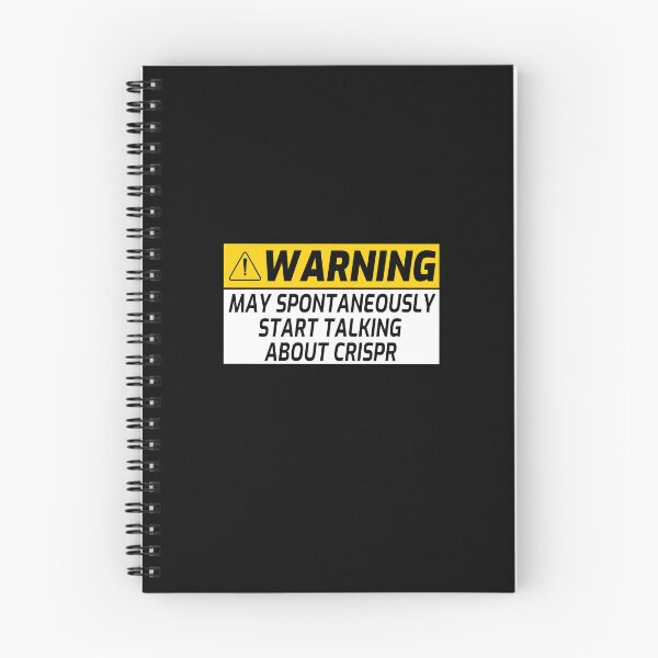 Item preview, Warning May Spontaneously Start Talking About Crispr designed and sold by jojosign.