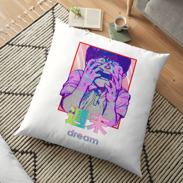 dream akira aesthetic by connybayers Floor Pillow