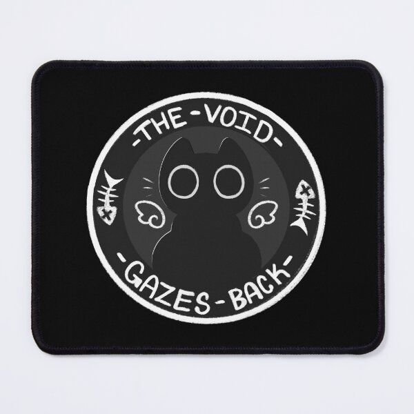 Item preview, The Void Gazes Back Cat designed and sold by AngelCatStudios.