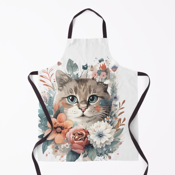 Item preview, Cat With Flowres  designed and sold by mtamri.