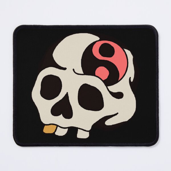 Item preview, Yin Yang skull designed and sold by Rocketpea.