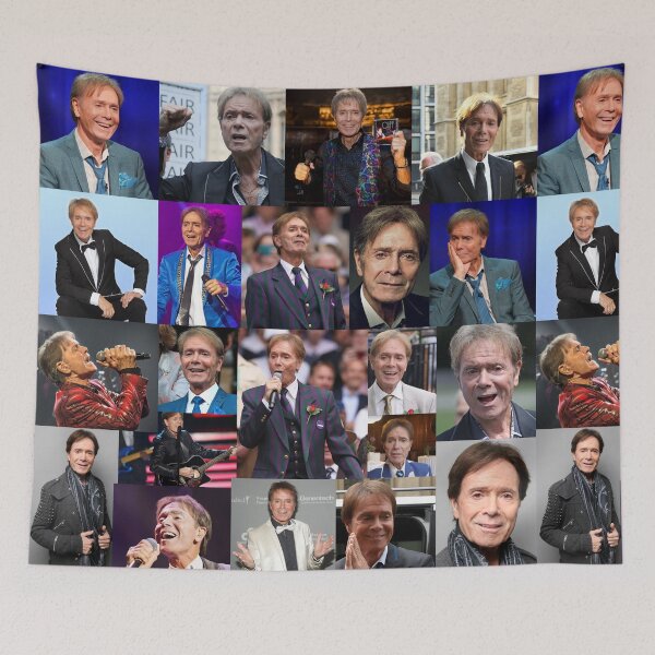 Item preview, Cliff Richard Veteran English Singer Squarish Photo Collage designed and sold by CollageHeaven.