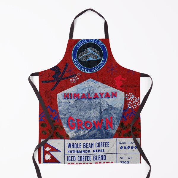 Item preview, Himalayan Grown Cool Beans Gourmet Coffee, in Blue and Red designed and sold by India2022.