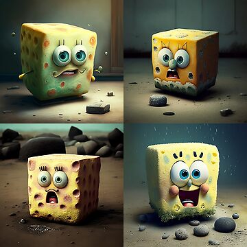 sad spongebob, Stable Diffusion