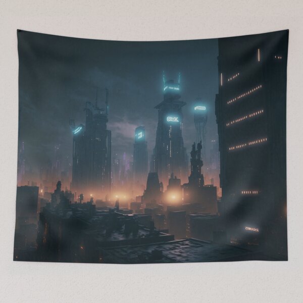 Item preview, Night Edge - A Dark Cyberpunk Dystopia  designed and sold by visioncodex.