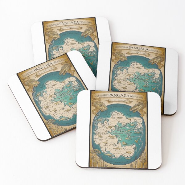 Item preview, Map of the Supercontinent Pangaea designed and sold by walterbria.