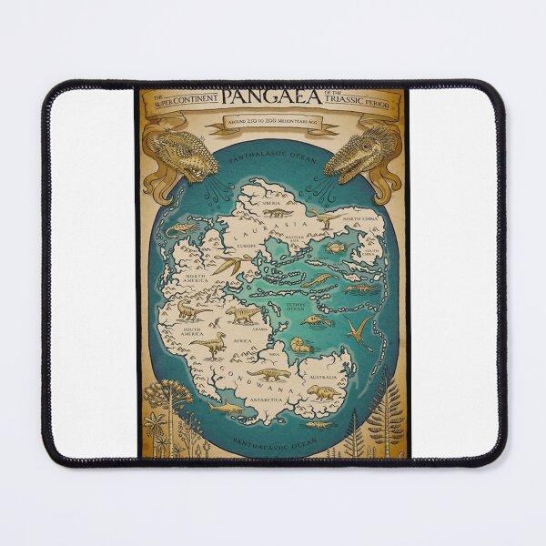 Item preview, Map of the Supercontinent Pangaea designed and sold by walterbria.