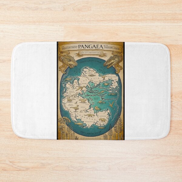 Item preview, Map of the Supercontinent Pangaea designed and sold by walterbria.