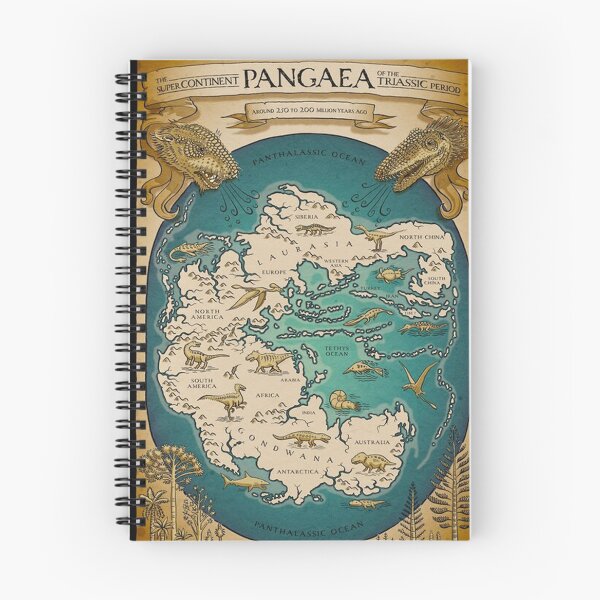 Item preview, Map of the Supercontinent Pangaea designed and sold by walterbria.