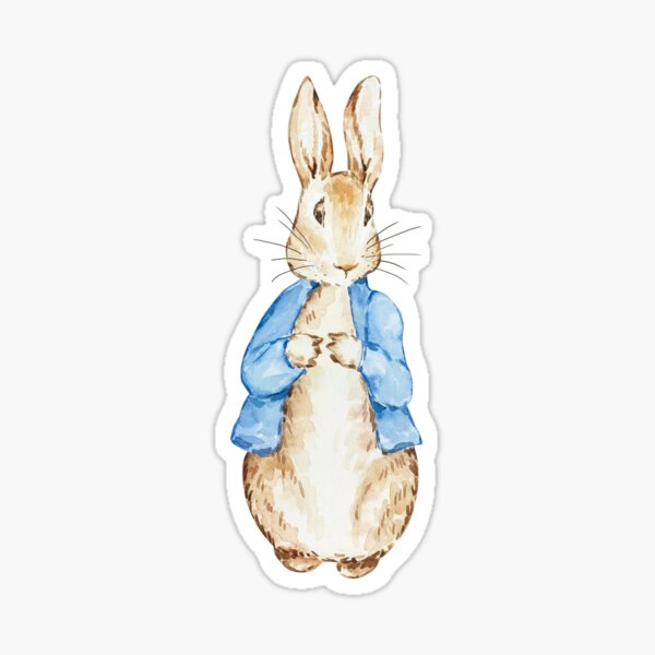 Nursery Characters, Peter Rabbit, Beatrix Potter Sticker for Sale by  SvetlanaArt