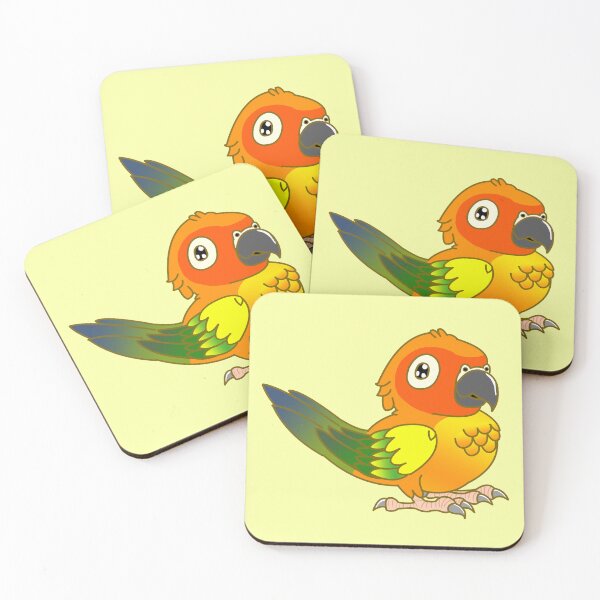 Item preview, Fun & Chubby Sun Conure  designed and sold by DynieKid.