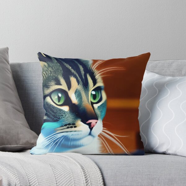 Item preview, Cute Cat Portrait designed and sold by ArtisticAllure1.