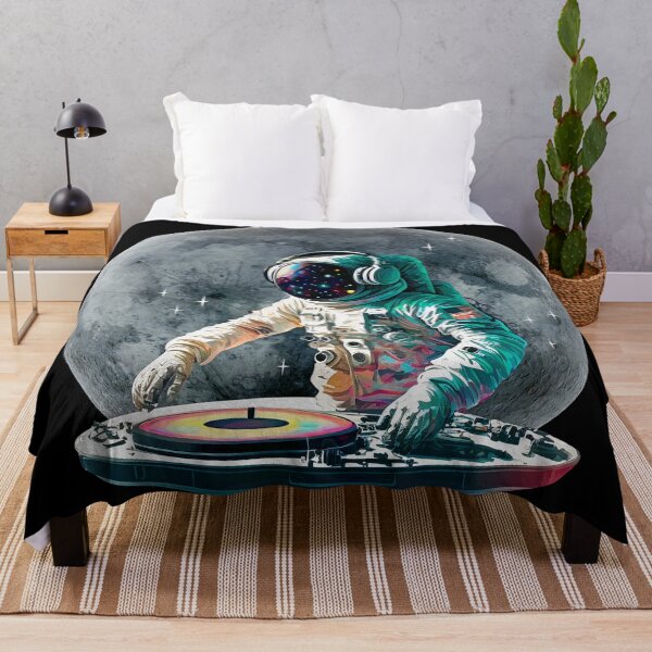 Item preview, Full Moon Party - Astronaut DJ designed and sold by maryedenoa.