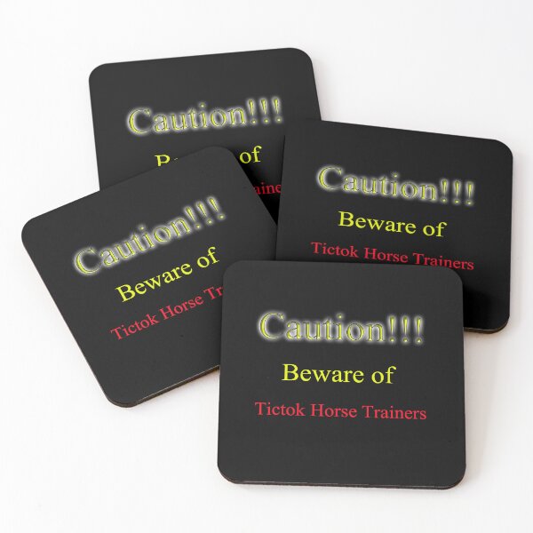 Item preview, Tictok Trainer Caution designed and sold by tahoetackntrain.