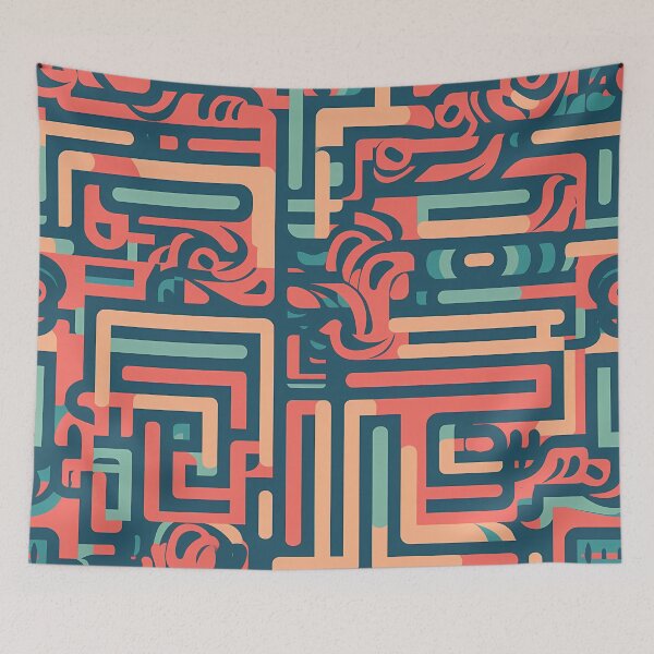 Item preview, Abstract disposition - Abstract Mindset Seamless Pattern designed and sold by nelloryn.