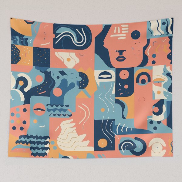Item preview, Technicolor imagination - Abstract Mindset Seamless Pattern designed and sold by nelloryn.