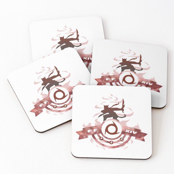 Item preview, FFXIV Ninja - Ten Chi Jin (Red & Grey) designed and sold by Hyulia.