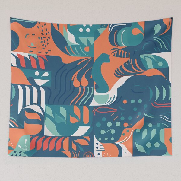 Item preview, Square Colorful Mind - Abstract Mindset Seamless Pattern designed and sold by nelloryn.