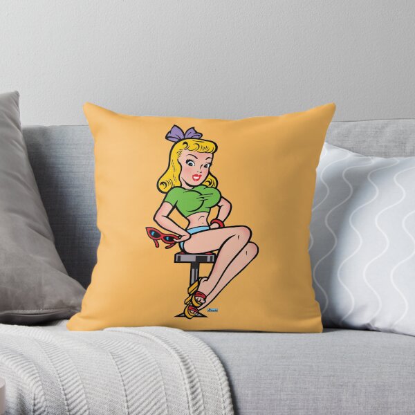 Summertime Cutie Pie Throw Pillow