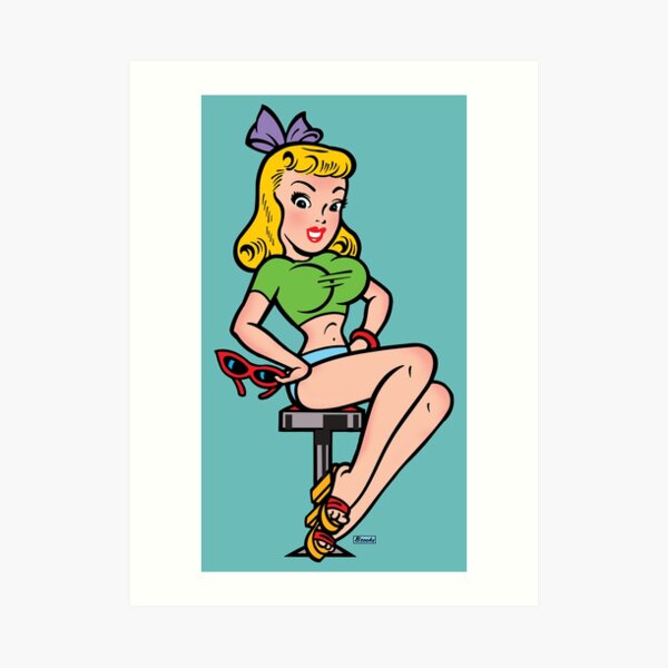 Summertime Cutie Pie Art Print