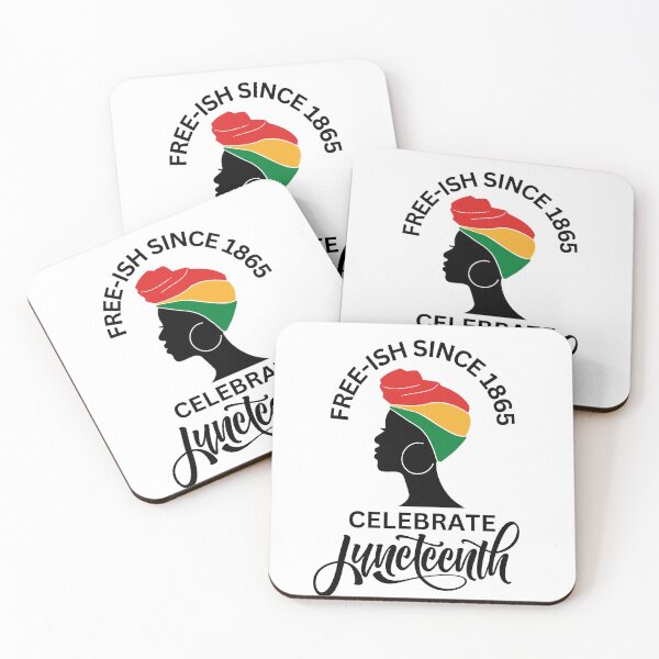 Item preview, Celebrate Juneteenth Free-ish Since 1865 Black Female Headwrap designed and sold by ModkMerch.