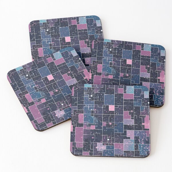 Item preview, Gridlock Cosmos - Infinite Space Seamless Pattern designed and sold by nelloryn.