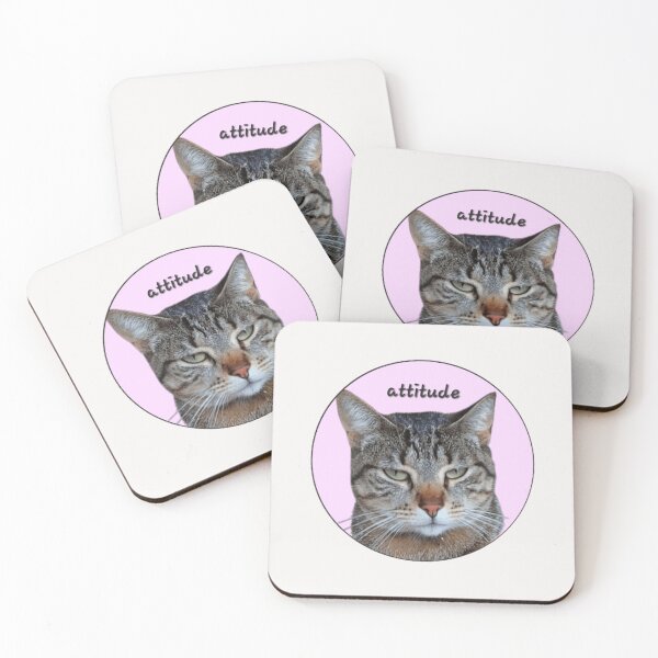 Item preview, Cat with Attitude designed and sold by CannoliCritters.