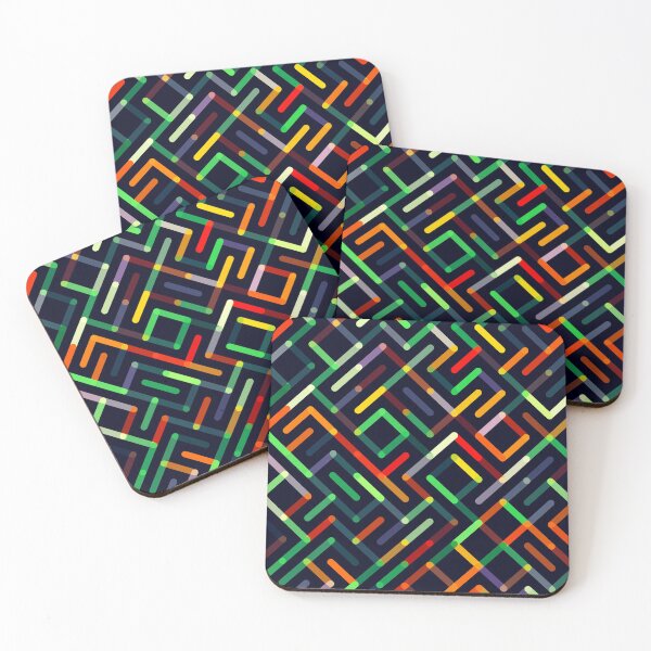 Item preview, Randon Lines Pattern Colorful designed and sold by AzlanStudio.