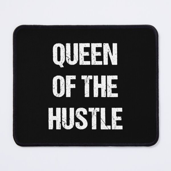 Item preview, Queen Of The Hustle White Text Based Design designed and sold by CGSGraphics.