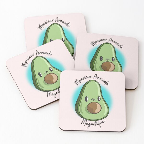 Item preview, Monsieur Avocado Magnifique designed and sold by BlueandClaire.