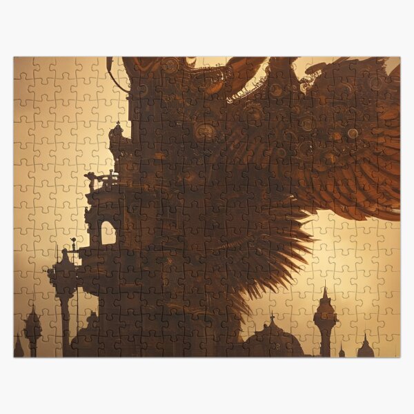 Simurgh is the royal emblem of the Sassanian Empire Jigsaw Puzzle
