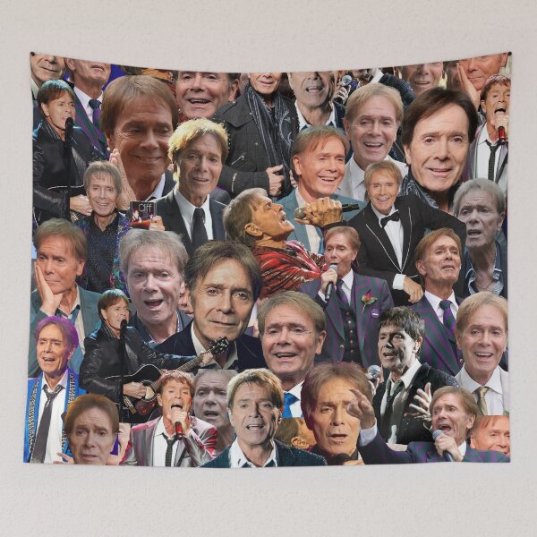 Item preview, Cliff Richard Abstract Collage designed and sold by CollageHeaven.