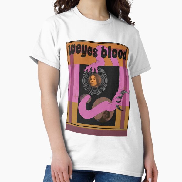 Vista previa del artículo con la obra «Weyes Blood Carta de tarot no oficial de Merch», diseñado y vendido por ThisIsMyJewelry.