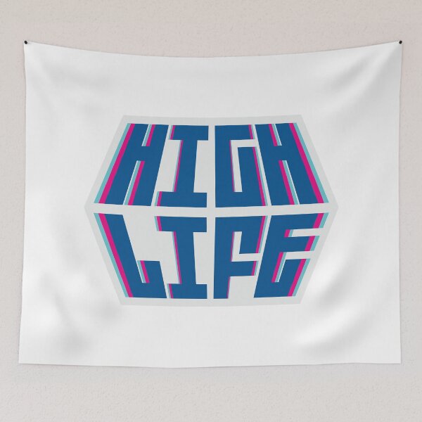 Item preview, High Life - An motivational typography designed and sold by Agni Designs.