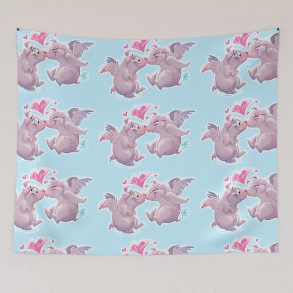 Item preview, Pigs in Love designed and sold by Mariana Moreno.