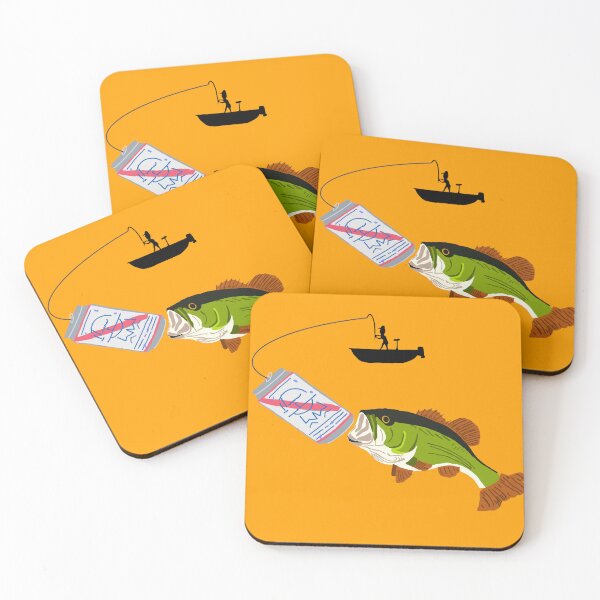 Item preview, Drop ‘em Outdoors Bass designed and sold by NoahGulli.