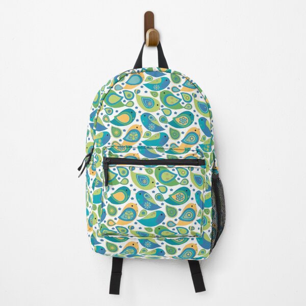Item preview, Whimsical Modern Colorful Paisley Bird Seamless Repeat Surface Pattern designed and sold by MoePark.