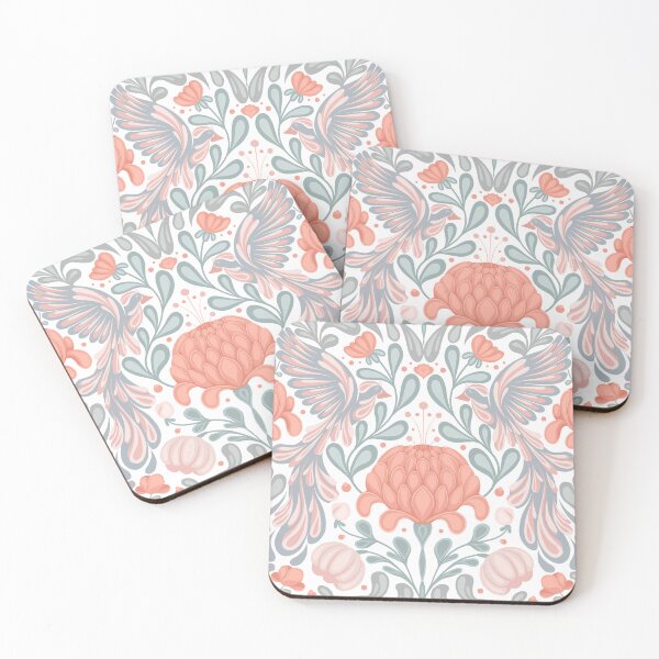 Item preview, Delicate flowers and birds designed and sold by Veleri.