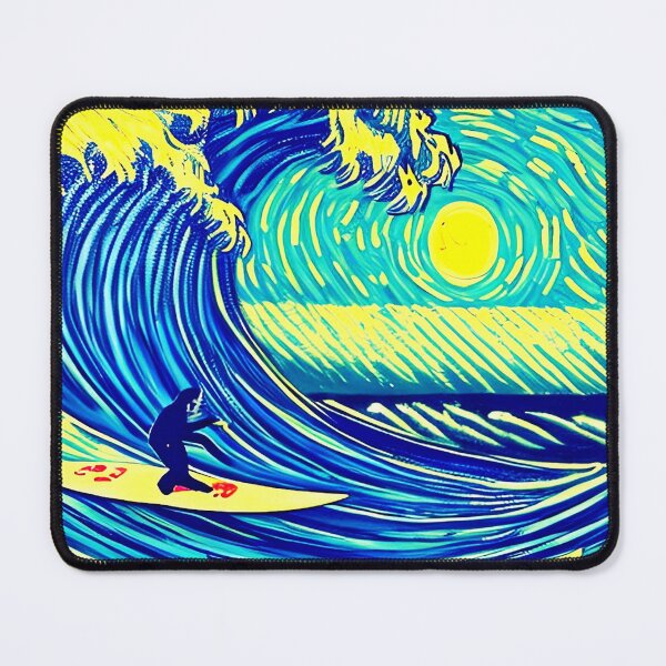 Item preview, Midnight Surfer Digital Art WallsOfFame.com.au designed and sold by WallsOfFameAust.
