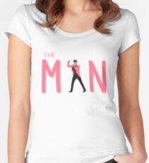 Der Mann Tailliertes Rundhals-Shirt