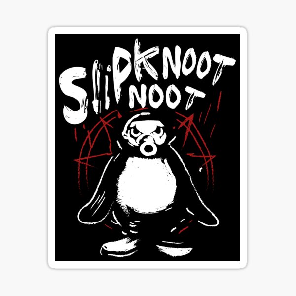 Item preview, Slipknoot noot penguin death metal goth designed and sold by caseydavis96.