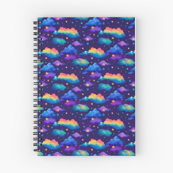 Item preview, Rainbow Stars and Clouds Pattern designed and sold by MeanPanduh.