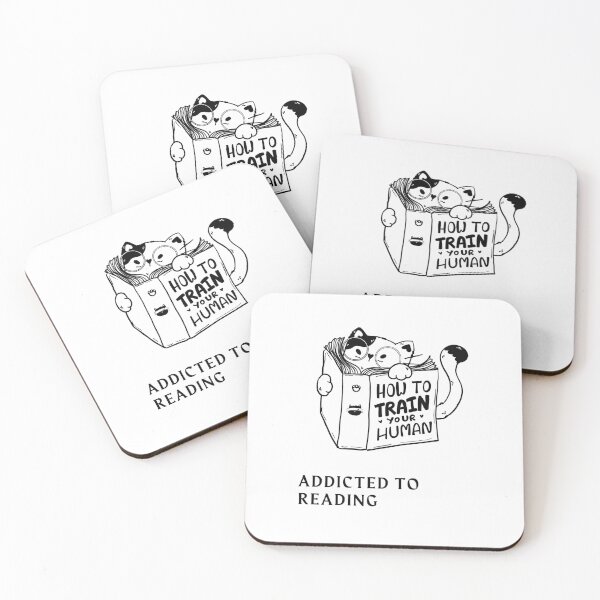Item preview, "Addicted to Reading" Cute Cat Design designed and sold by RM-Journey.