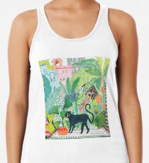 Dschungel Panther Racerback Tank Top