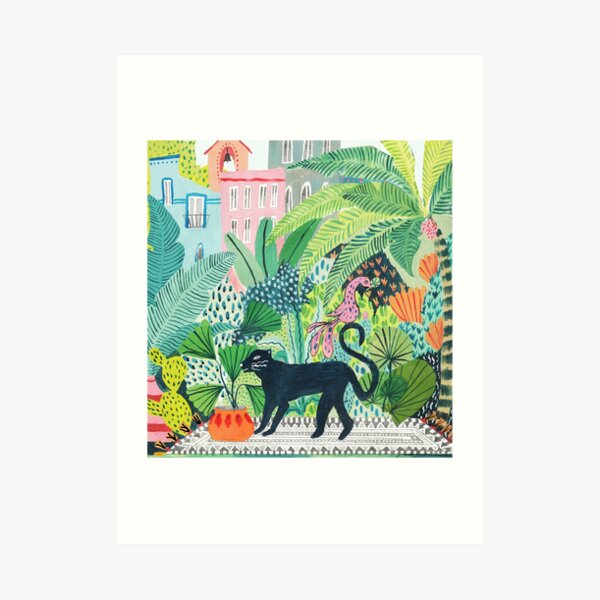 Jungle Panther Art Print