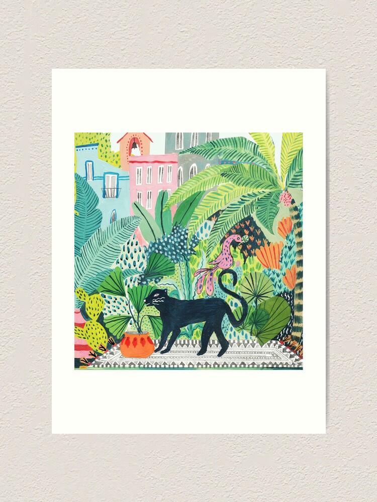 Alternate view of Jungle Panther Art Print