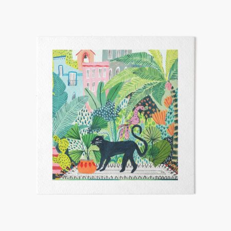 Jungle Panther Art Board Print